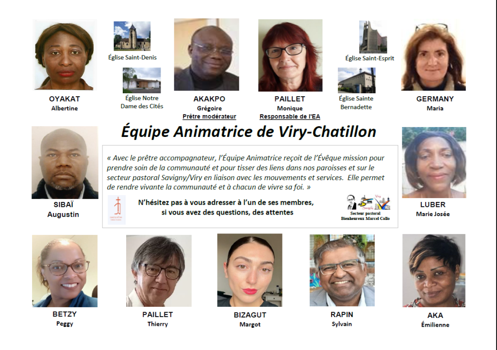 Équipe animatrice Viry 2025-2026